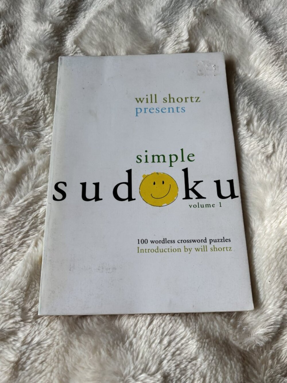 $10 ADD ON Simple Sudoku Vol 1 Will Shortz 100 Puzzles Easy Moderate Puzzle Book